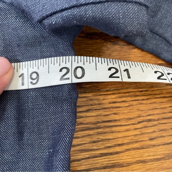 Elliott Lauren Chambray Ladies Blue Jacket Size 6 - Picture 9 of 9